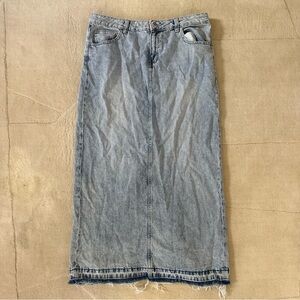 H&M Light Blue Denim Skirt